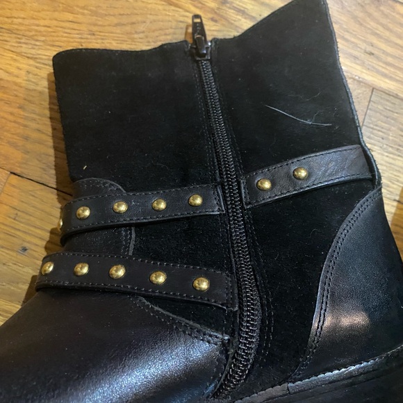 Coach black booties with gold accents- size 7.5 - Picture 9 of 9
